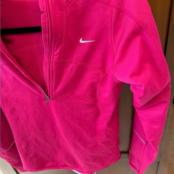 Nike Running Dri-fit long sleeve 1/4 zip pullover hoodie XS outdoor barbie - Picture 4 of 10